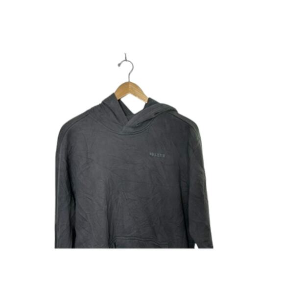 Hollister Relaxed Fit Blue Long Sleeve Hooded Sweatshirt Hoodie Men's Medium - Picture 3 of 7